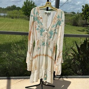 Kareena boutique boho dress / beach / poolside size small vacation